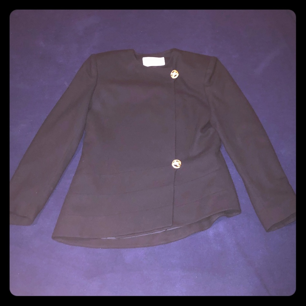 Gorgeous Vintage Black Suit Works Jacket